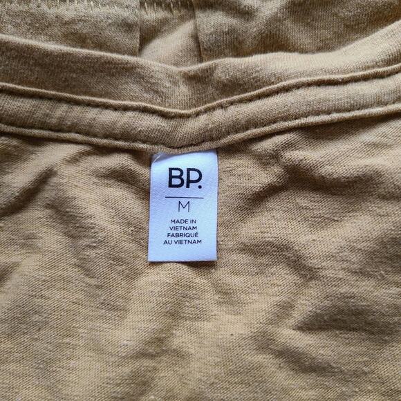 BP Vneck Basic Tshirt Tee Mustard Medium - Picture 5 of 5